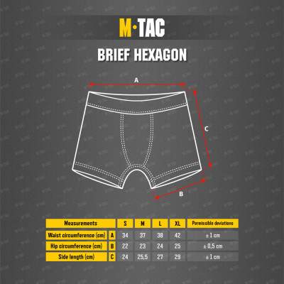 M-Tac Hexagon vyriškos apatinės kelnaitės (Coolmax)