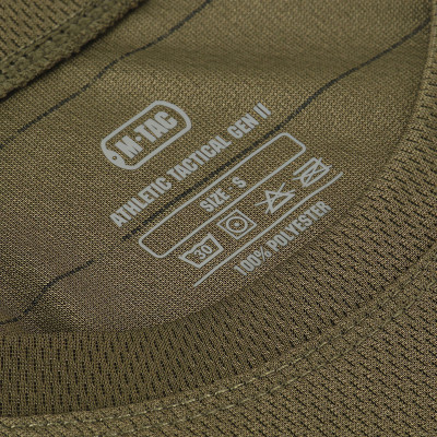 M-Tac Sweat-Wicking T-Shirt Athletic Gen.II Prakaitą išgarinantys marškinėliai, Olive