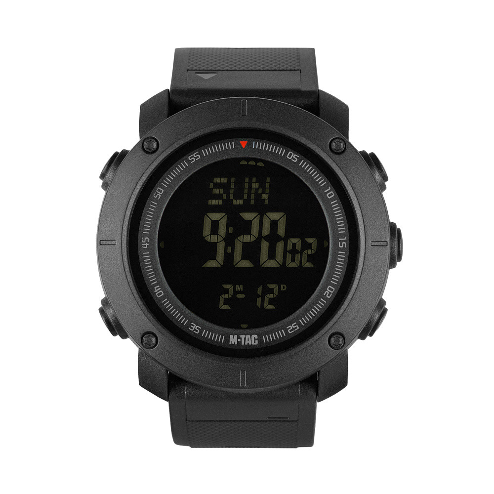 M-Tac Watch Tactical Compass 2095 – laikrodis, Juoda