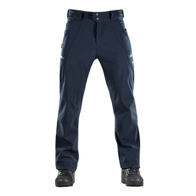 M-Tac Soft Shell Winter Pants Minkštos žieminės kelnės, Dark Navy Blue