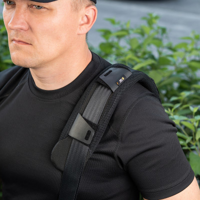 M-Tac Damper on the Shoulder Strap 50 mm Elite – pečių paminkštinimas, Juoda
