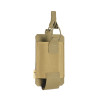 M-Tac Pouch Single Elastic Magazine Elite Laser Cut – dėklas, Coyote