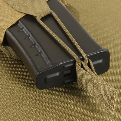 M-Tac Pouch Single Elastic Magazine Elite Laser Cut – dėklas, Coyote