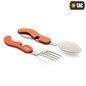 M-Tac Folding Two-piece Cutlery Set Sulankstomas dviejų dalių įrankių rinkinys