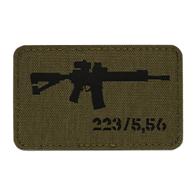 M-Tac Patch AR-15 223/5,56 Laser Cut Antsiuvas, Ranger Green