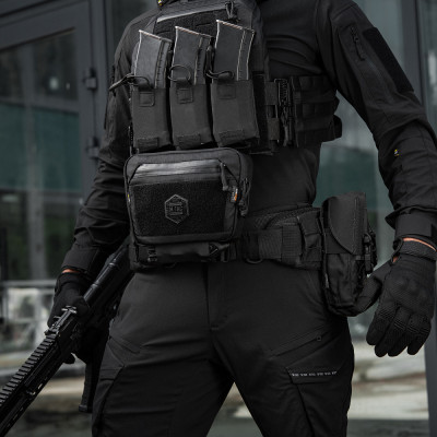 M-Tac Sling Bag Large Elite Gen.II – rankinė per petį, Juoda