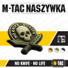 M-Tac Patch No Knife - No Life 3D PVC Antsiuvas, Olive