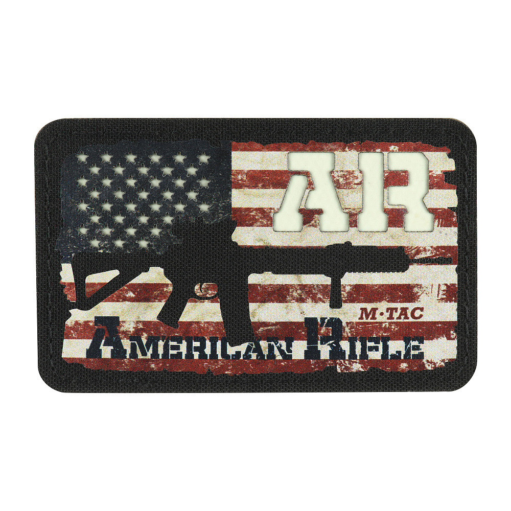 M-Tac AR-15 American Rifle moralinis antsiuvas – 8×5 cm