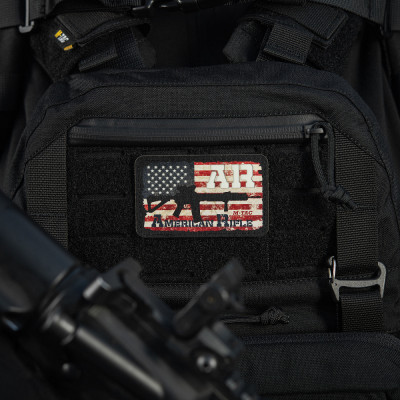 M-Tac AR-15 American Rifle moralinis antsiuvas – 8×5 cm