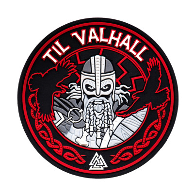 M-Tac Patch Til Valhall PVC Antsiuvas, Raudona
