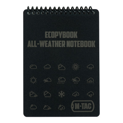 Ecopybook Tactical vandeniui atspari užrašų knygutė A6