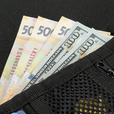 M-Tac Wallet with Patch Panel Elite Gen.II – piniginė, Juoda
