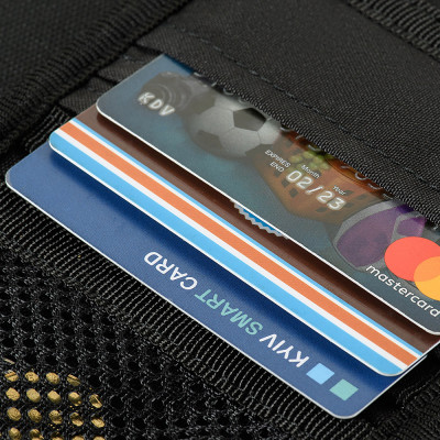 M-Tac Wallet with Patch Panel Elite Gen.II – piniginė, Juoda