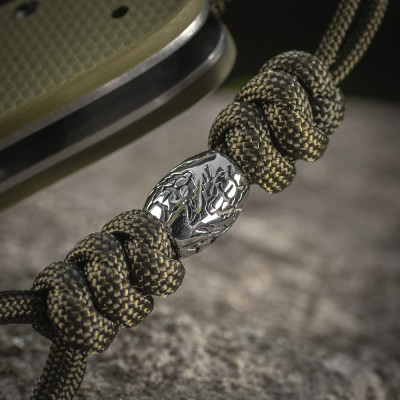 M-Tac Knife Lanyard Zeus Stainless Steel – virvelė peiliui, Olive