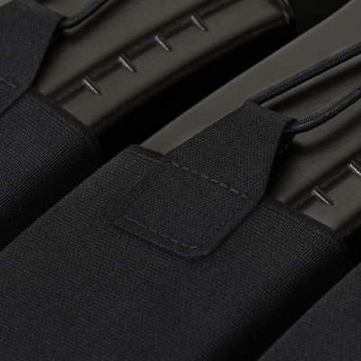 M-Tac Pouch Elastic Triple Magazine Elite Laser Cut – dėtuvių dėklas, Juoda