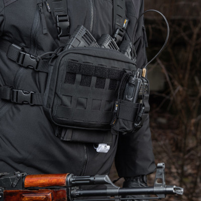 M-Tac Chest Rig Military Elite – krūtinės krepšys, Juoda