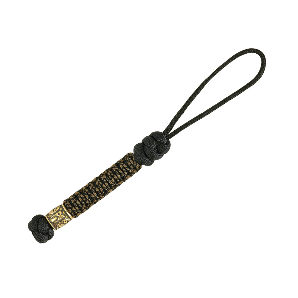 M-Tac Lanyard Scandinavian Mannaz – virvelė peiliui, Juoda