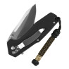 M-Tac Lanyard Scandinavian Mannaz – virvelė peiliui, Juoda