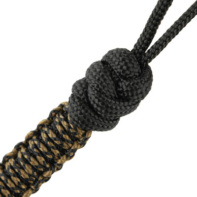 M-Tac Lanyard Scandinavian Mannaz – virvelė peiliui, Juoda