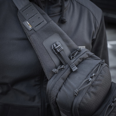 M-Tac Cross Bag Slim Elite Hex – rankinė per petį, Juoda