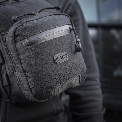 M-Tac Cross Bag Slim Elite Hex – rankinė per petį, Juoda