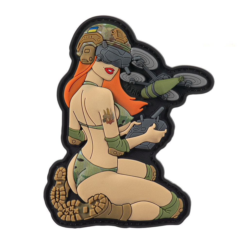 M-Tac Patch Tactical Girl №6 PVC Antsiuvas, Oranžinė