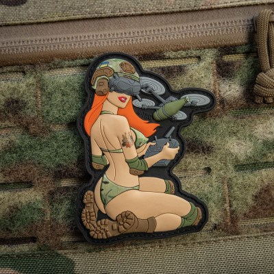 M-Tac Patch Tactical Girl №6 PVC Antsiuvas, Oranžinė