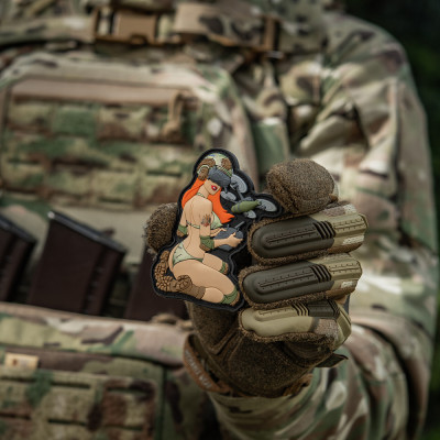M-Tac Patch Tactical Girl №6 PVC Antsiuvas, Oranžinė