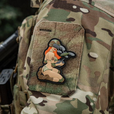 M-Tac Patch Tactical Girl №6 PVC Antsiuvas, Oranžinė