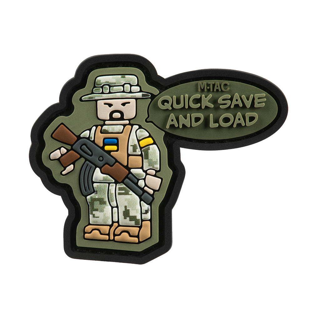 M-Tac PVC antsiuvas „Quick Save" – 4,7 × 6 cm, Velcro