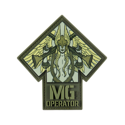 M-Tac Patch MG Operator Print PVC Antsiuvas su kulkosvaidžio motyvais, Ranger Green