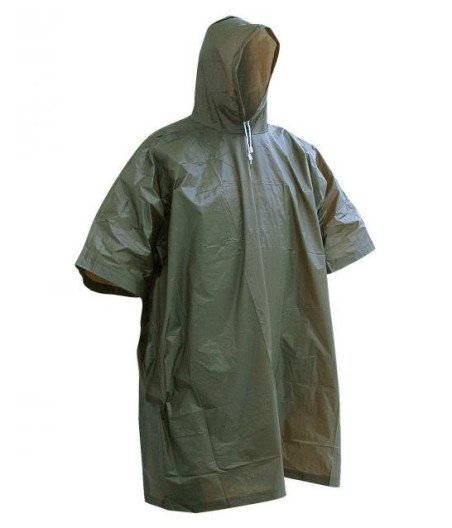 Mil-Tec Od Wet Weather Poncho Vinyl - Apsiaustas/palapinsiaustė, vienkartinio naudojimo