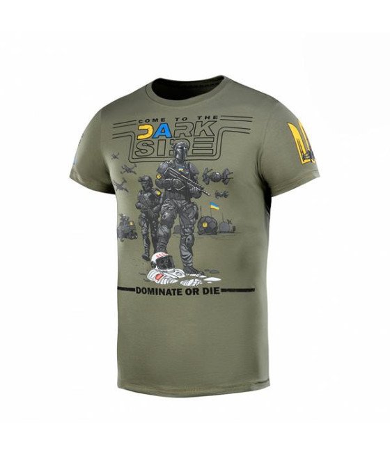 M-Tac Come to the Darkside T-Shirt Marškinėliai su Ukrainos simbolika