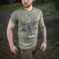 M-Tac Come to the Darkside T-Shirt Marškinėliai su Ukrainos simbolika
