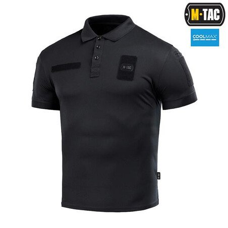 M-Tac Polo Elite Tactical Coolmax Taktiniai, šauliški marškinaičiai su VELCRO antsiuvams