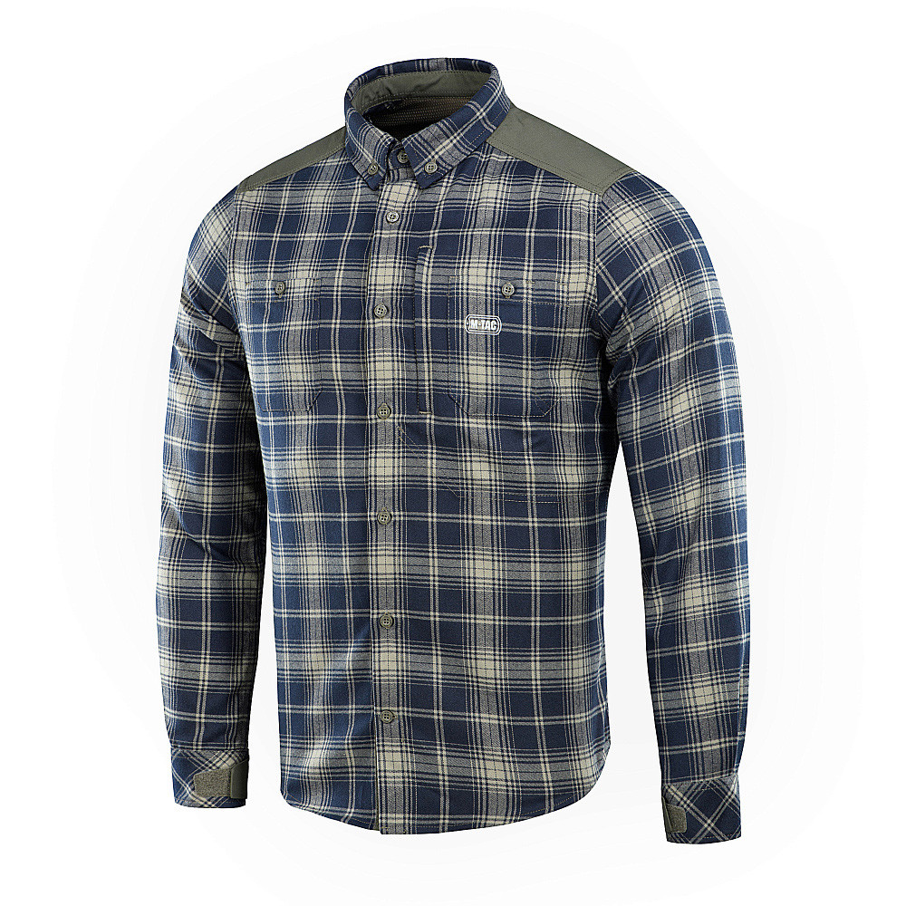 M-Tac Redneck Shirt – languoti marškiniai, Olive/Navy Blue