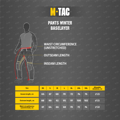 M-Tac Pants Winter Baselayer – termo kelnės