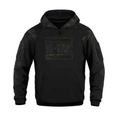 M-Tac Hoodie Combat Black Edition – džemperis su gobtuvu