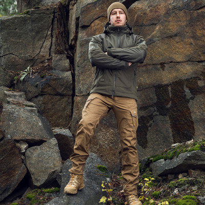 M-Tac Norman Windblock Fleece Jacket – flisinė striukė, Olive