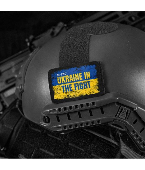 M-Tac patch Ukraine in the Fight (80х50 mm) Antsiuvas su Ukrainos simbolika