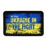 M-Tac patch Ukraine in the Fight 80x50 mm Antsiuvas su Ukrainos simbolika