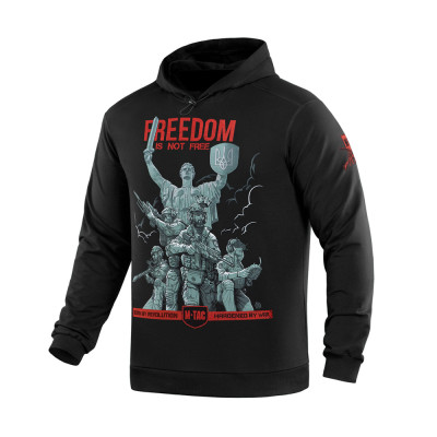 M-Tac Hoodie Freedom – džemperis su gobtuvu, Juoda