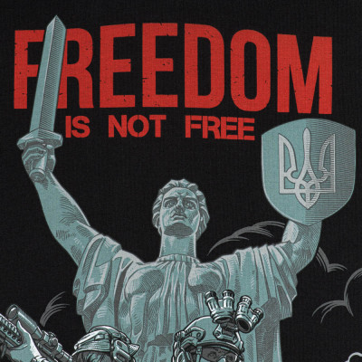 M-Tac Hoodie Freedom – džemperis su gobtuvu, Juoda