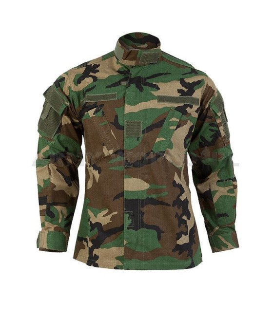 Mil-Tec US W/L R/S ACU Field Jacket Woodland marginimo lauko uniformos švarkas