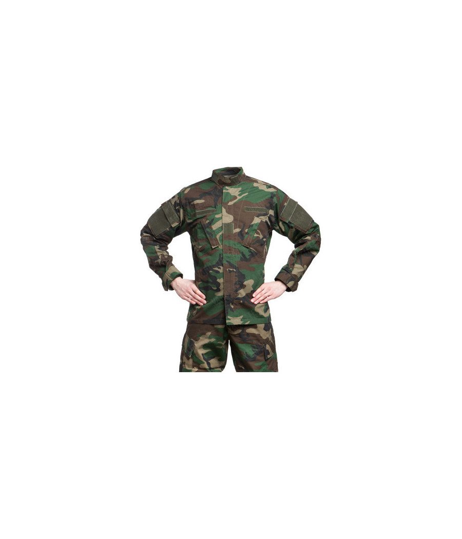 Mil-Tec US W/L R/S ACU Field Jacket Woodland marginimo lauko uniformos švarkas