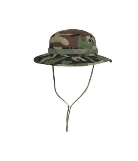 Mil-Tec Us Woodland Gi Boonie Hat ′One Size′ Woodland marginimo skrybėlė/panama