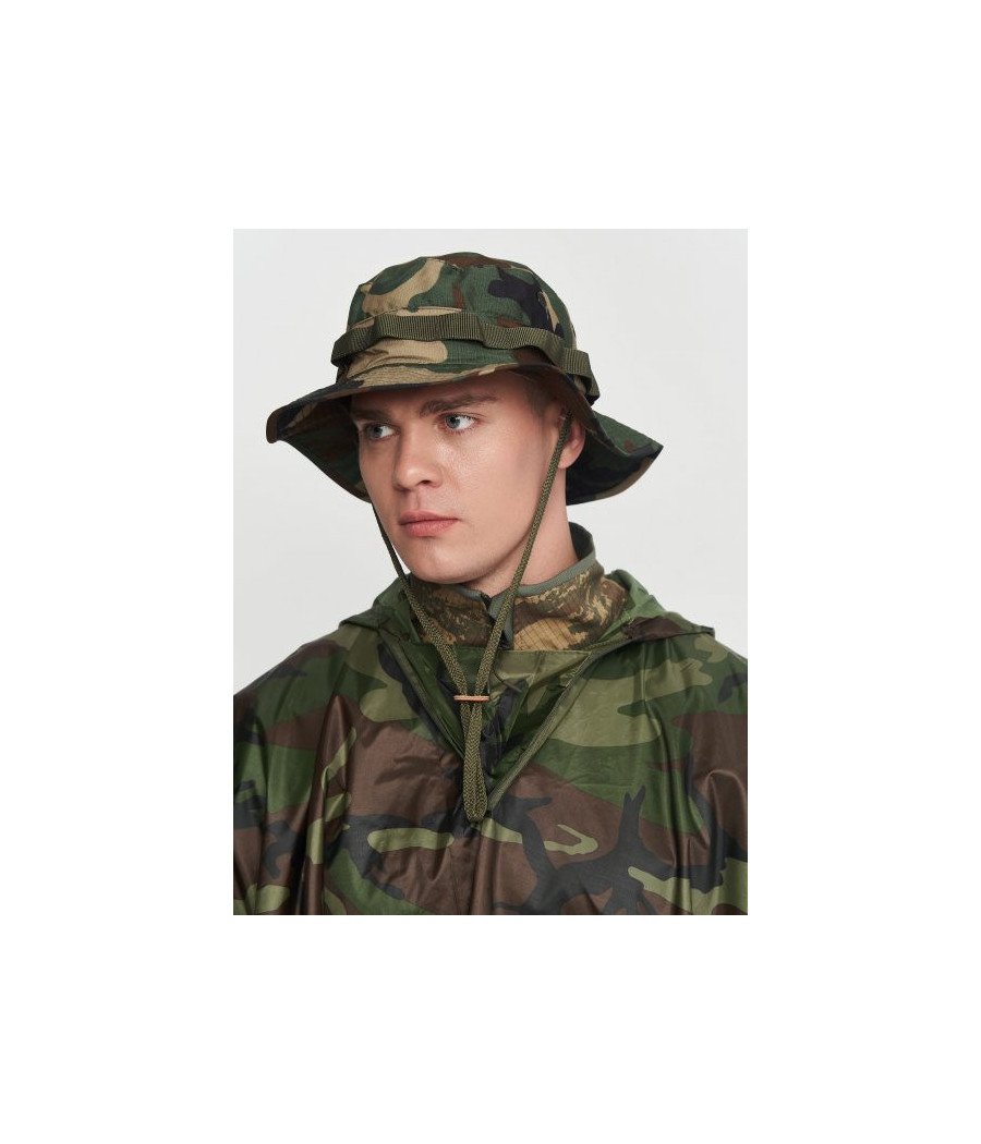 Mil-Tec Us Woodland Gi Boonie Hat ′One Size′ Woodland marginimo skrybėlė/panama