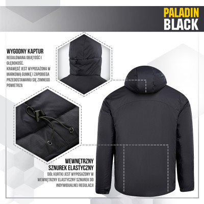 M-Tac Jacket Paladin – žieminė striukė, Juoda