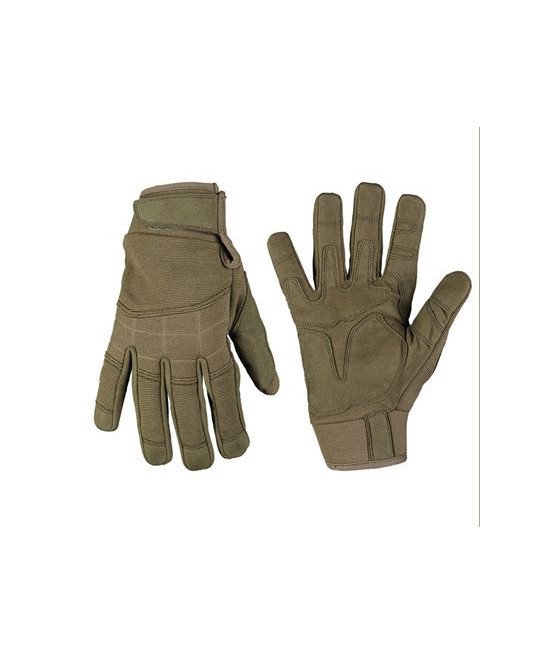 Mil-Tec OD Assault Gloves Olive Taktinės pirštinės