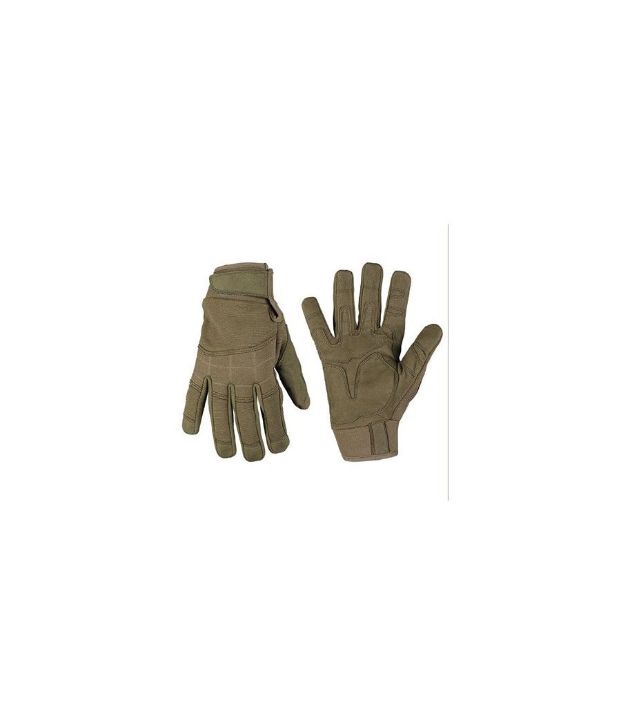 Mil-Tec OD Assault Gloves Olive Taktinės pirštinės